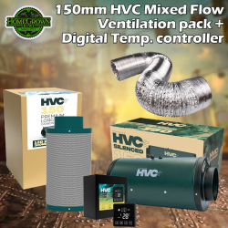 150mm HVC Mixed-Flow Ventilation pack (includes Smart Temp/Speed controller)
